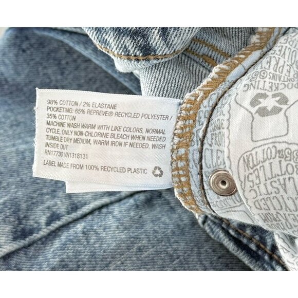 Wild Fable Plus‎ Size High Rise Cuffed Denim Short Shorts Sz 18/34R Summer  Boho - Picture 4 of 7